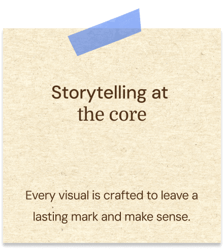 Storytelling at the core